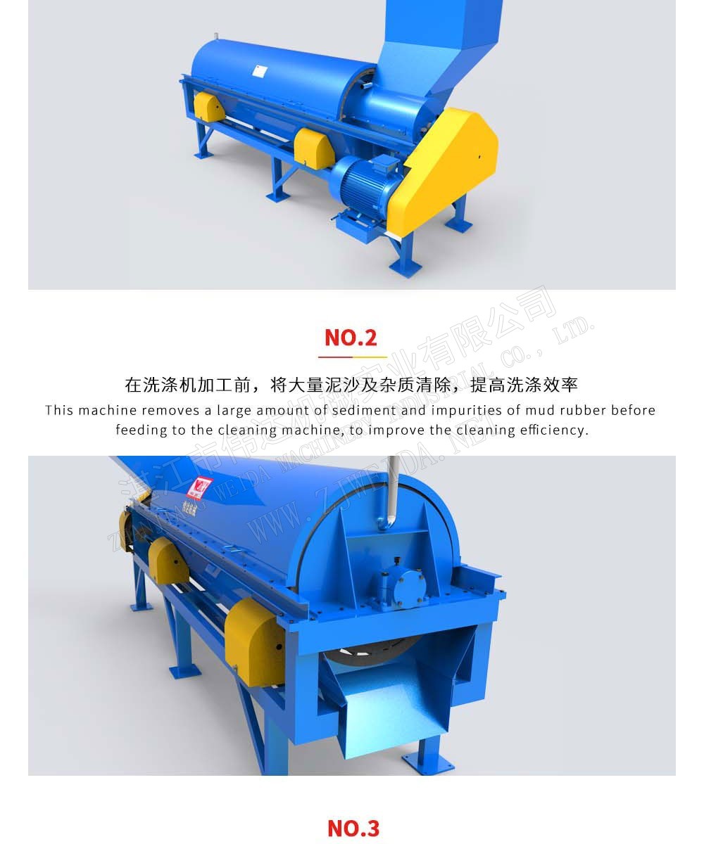 泥膠破碎預洗機